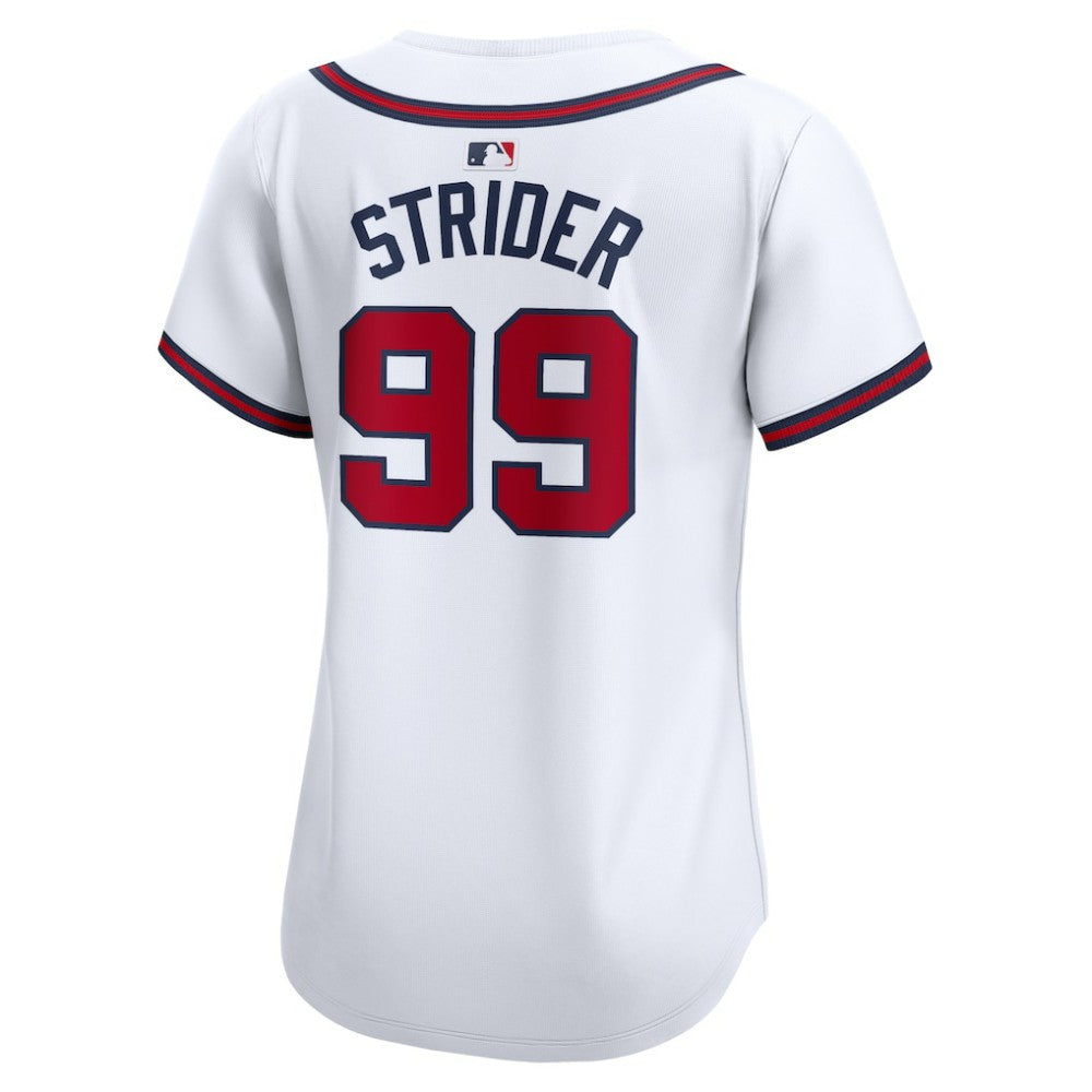 Spencer Strider Atlanta Braves Nike Women's  Home Limited Player Jersey - MLB
