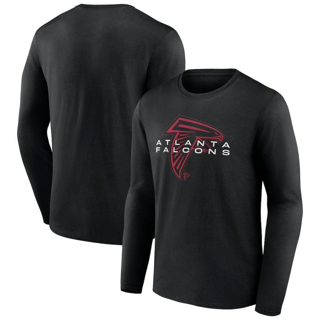 Atlanta Falcons Advance to Victory Long Sleeve T-Shirt Black | NFL