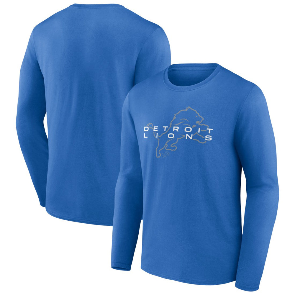 Detroit Lions Advance to Victory Long Sleeve T-Shirt Blue | NFL