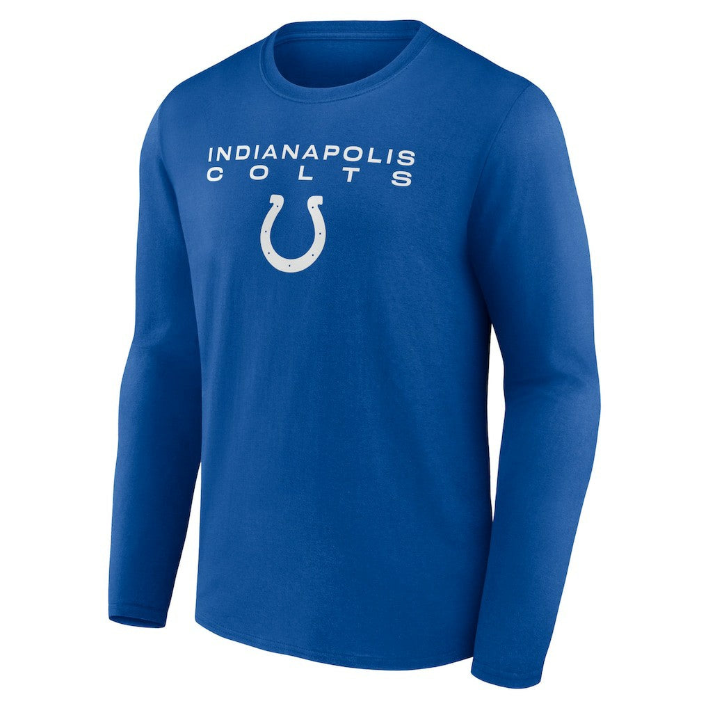 Indianapolis Colts Advance to Victory Long Sleeve T-Shirt Royal | NFL