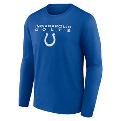 Indianapolis Colts Advance to Victory Long Sleeve T-Shirt Royal | NFL