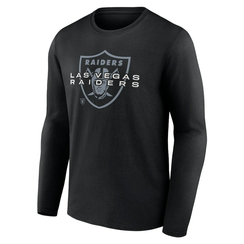 Las Vegas Raiders Advance to Victory Long Sleeve T-Shirt Black | NFL
