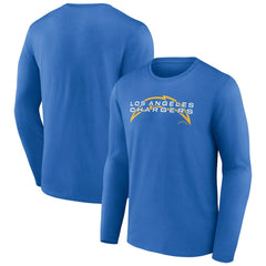 Los Angeles Chargers Advance to Victory Long Sleeve T-Shirt Powder Blue | NFL