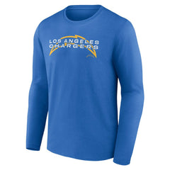 Los Angeles Chargers Advance to Victory Long Sleeve T-Shirt Powder Blue | NFL
