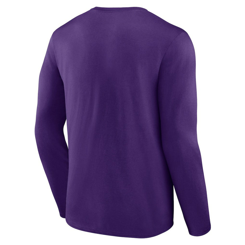 Minnesota Vikings Advance to Victory Long Sleeve T-Shirt Purple | NFL