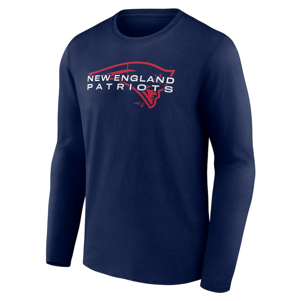 New England Patriots Advance to Victory Long Sleeve T-Shirt Navy | NFL