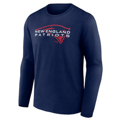 New England Patriots Advance to Victory Long Sleeve T-Shirt Navy | NFL