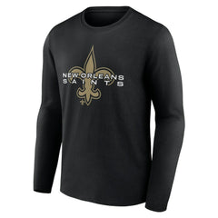 New Orleans Saints Advance to Victory Long Sleeve T-Shirt Black | NFL