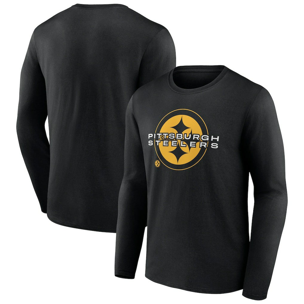 Pittsburgh Steelers Advance to Victory Long Sleeve T-Shirt Black | NFL