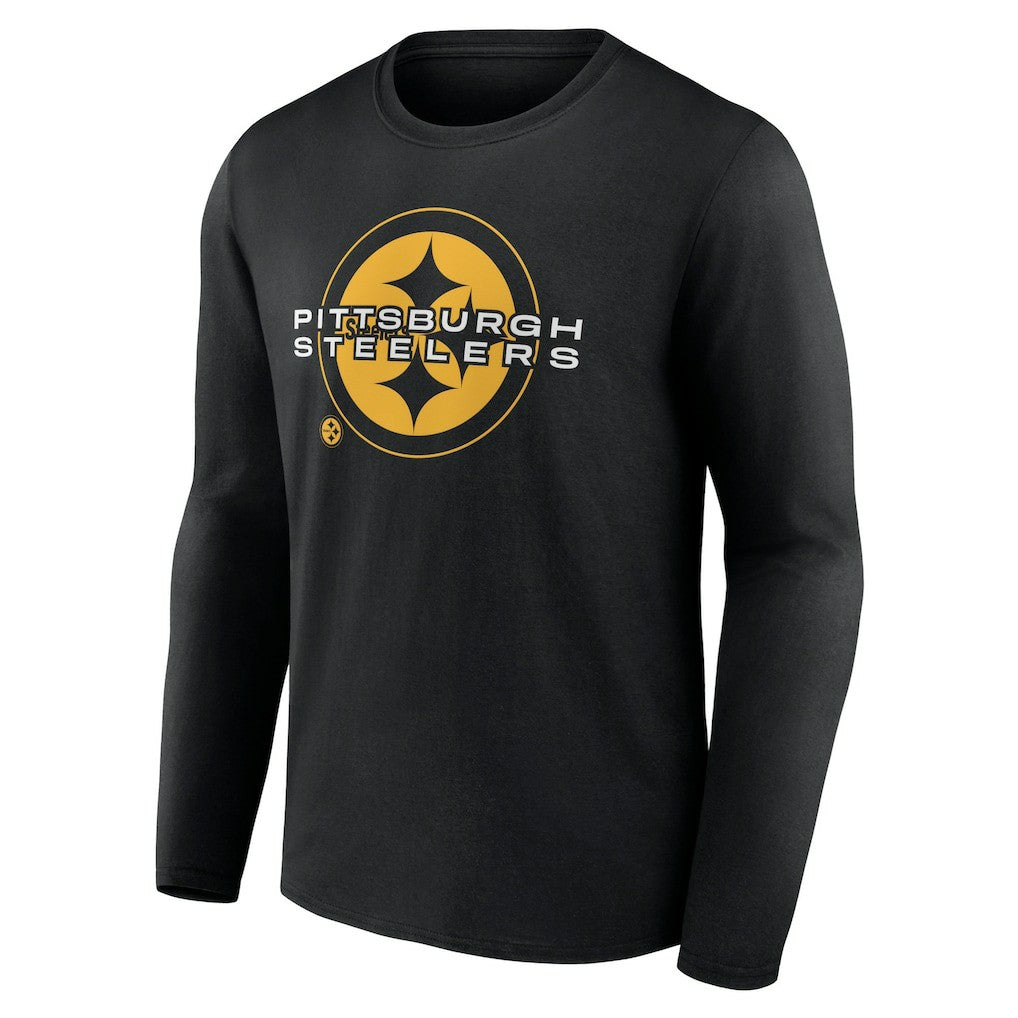 Pittsburgh Steelers Advance to Victory Long Sleeve T-Shirt Black | NFL