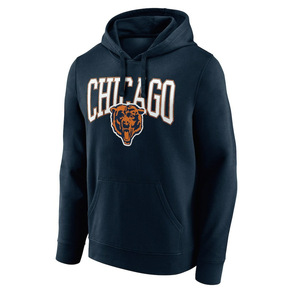Chicago Bears Gridiron Classics Campus Standard Pullover Hoodie Navy | NFL