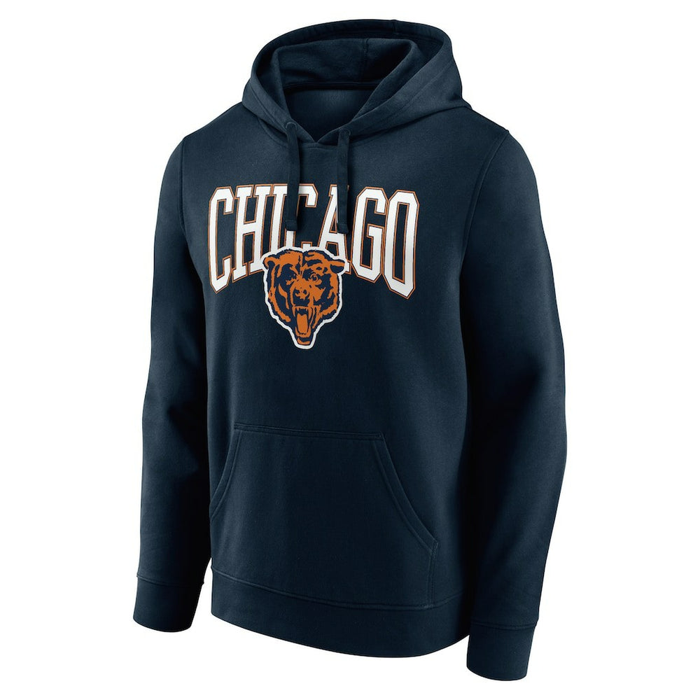 Chicago Bears Gridiron Classics Campus Standard Pullover Hoodie Navy | NFL