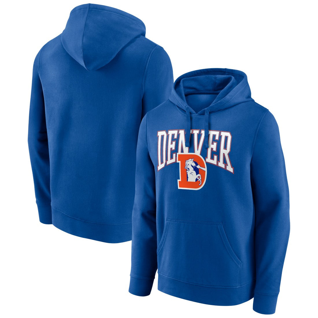 Denver Broncos Gridiron Classics Campus Standard Pullover Hoodie Royal | NFL