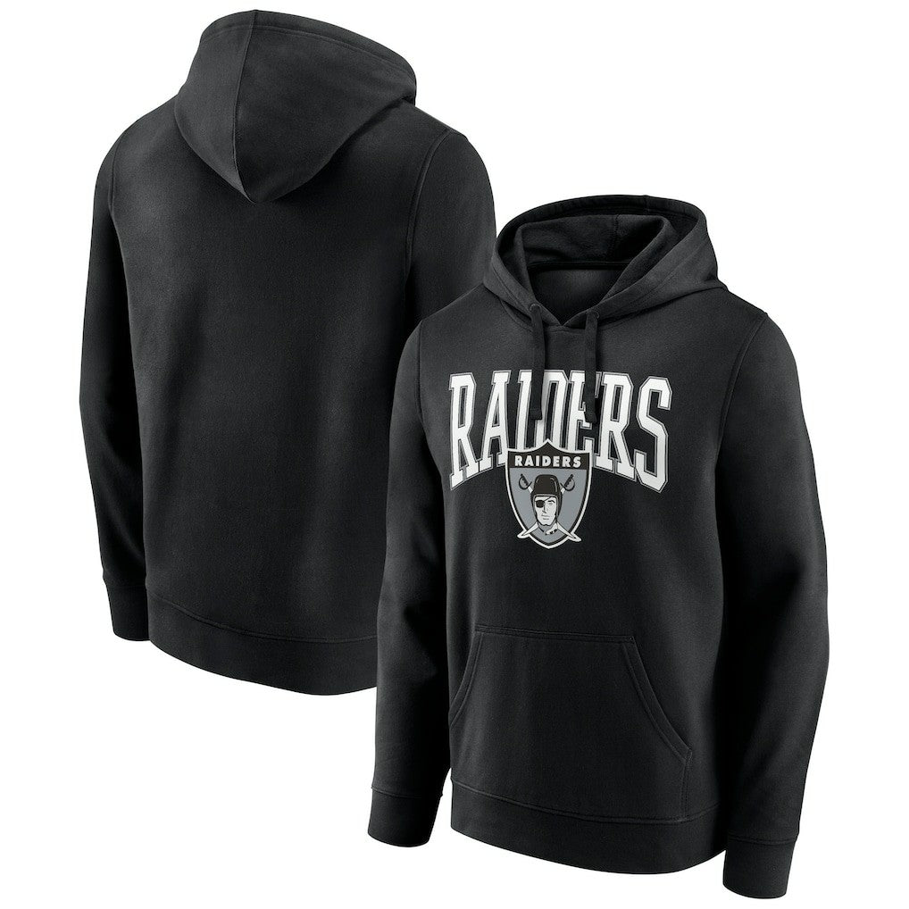 Las Vegas Raiders Gridiron Classics Campus Standard Pullover Hoodie Black | NFL