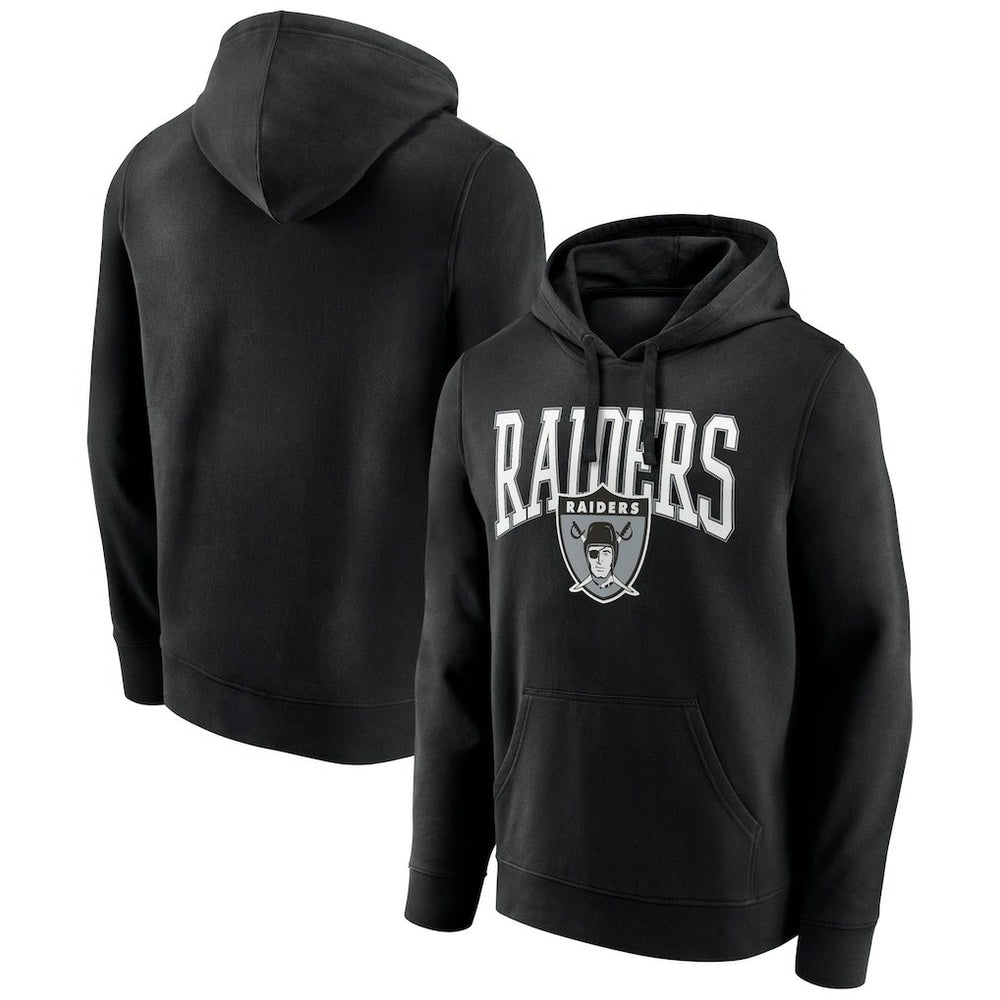 Las Vegas Raiders Gridiron Classics Campus Standard Pullover Hoodie Black | NFL