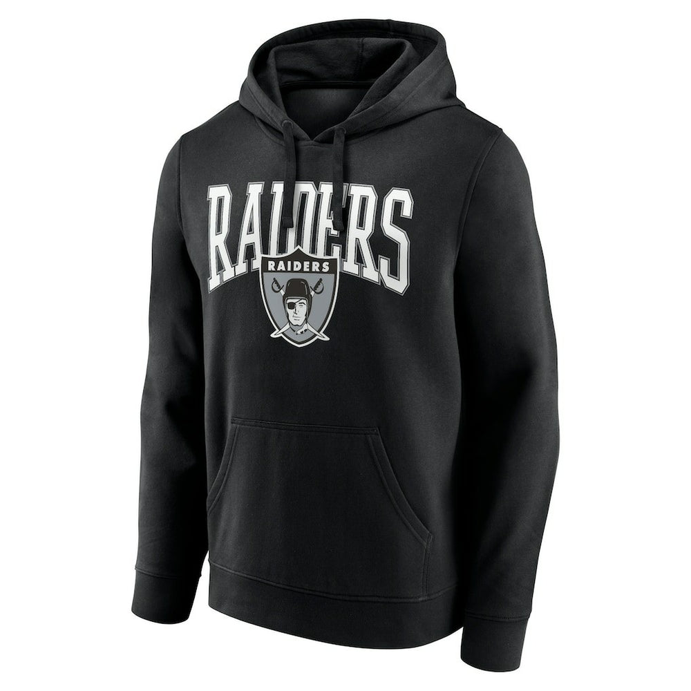 Las Vegas Raiders Gridiron Classics Campus Standard Pullover Hoodie Black | NFL