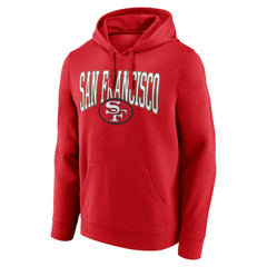 San Francisco 49ers Gridiron Classics Campus Standard Pullover Hoodie Scarlet | NFL