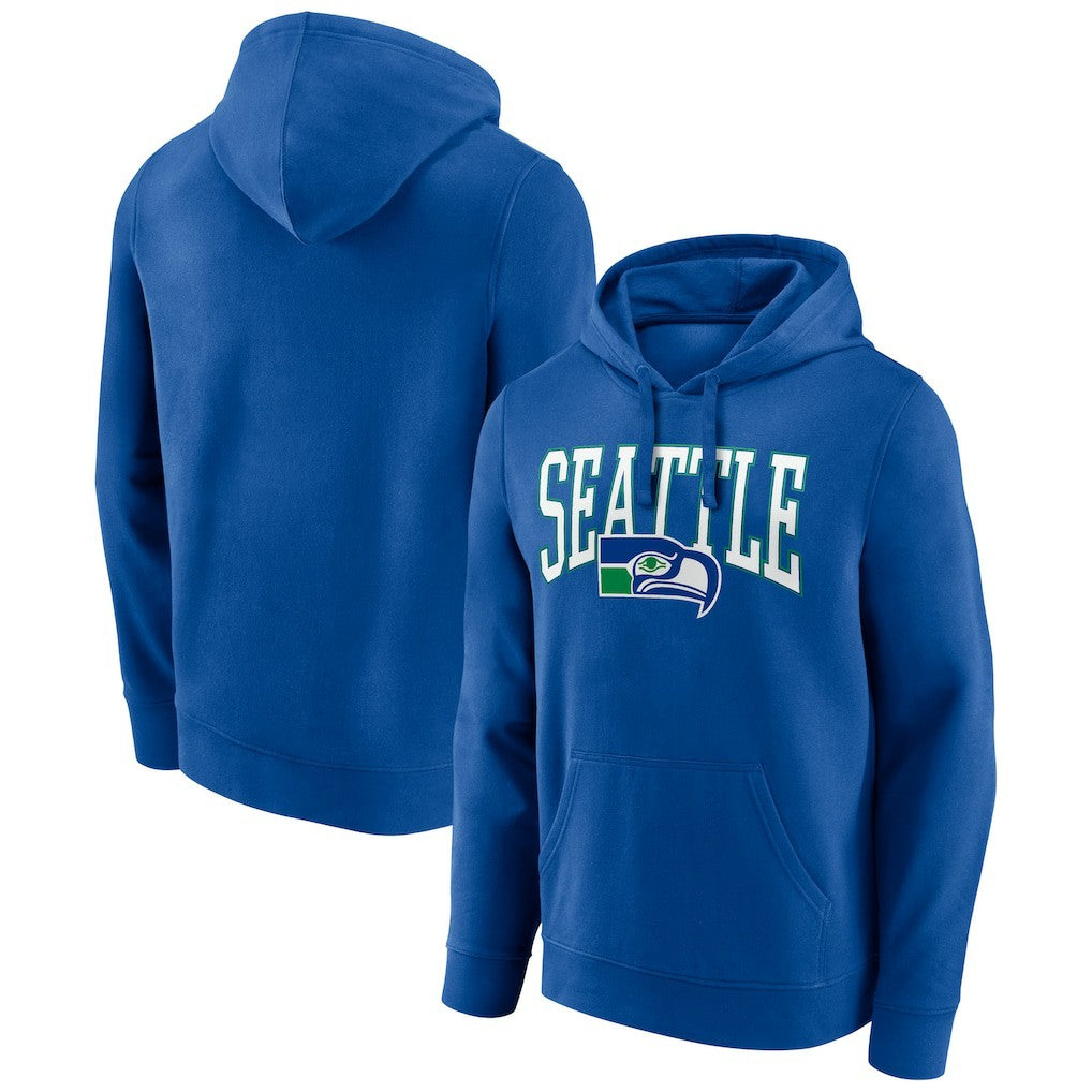 Seattle Seahawks Gridiron Classics Campus Standard Pullover Hoodie Royal | NFL