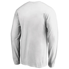 San Francisco 49ers Team Lockup Long Sleeve T-Shirt White | NFL