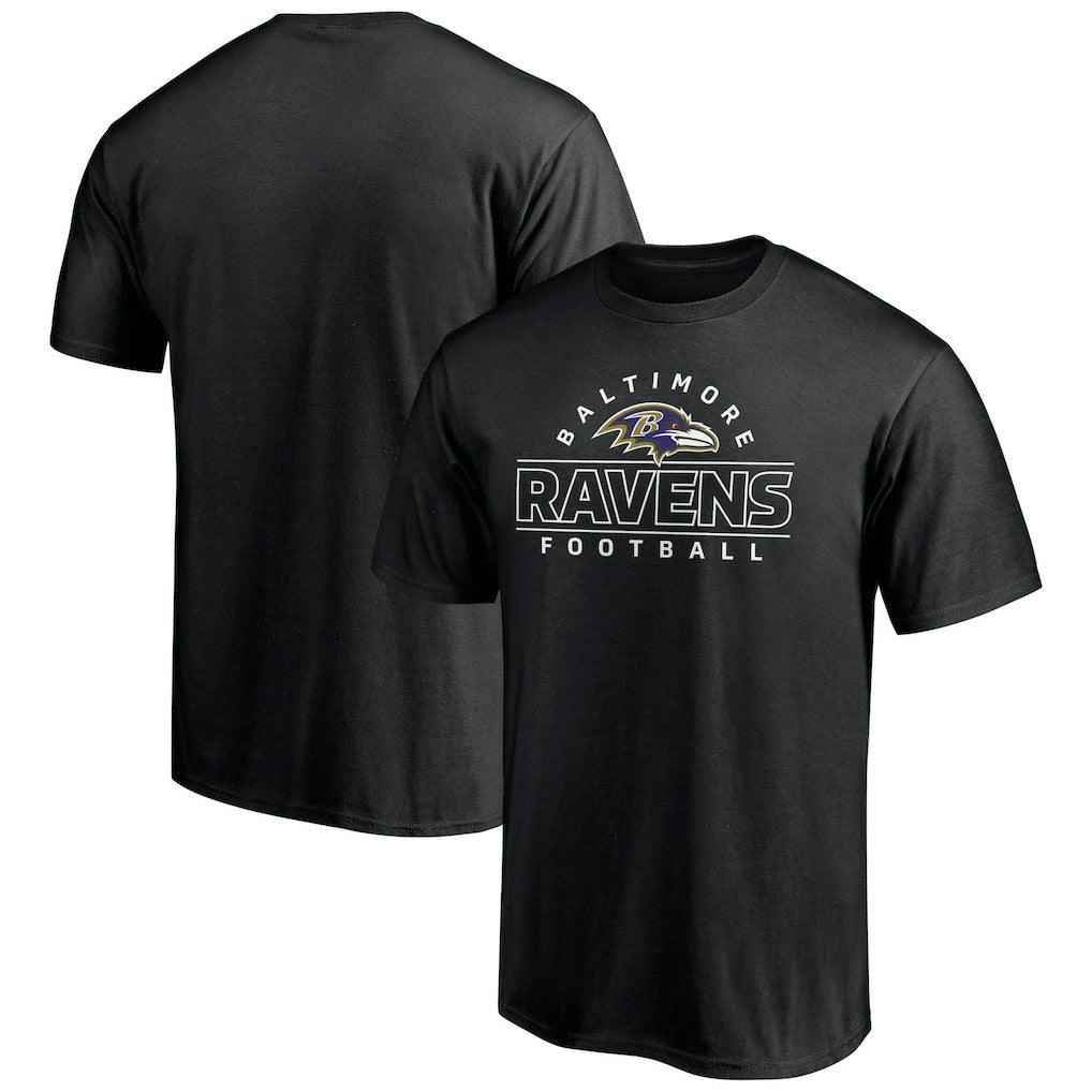 Baltimore Ravens Dual Threat T-Shirt Black | NFL