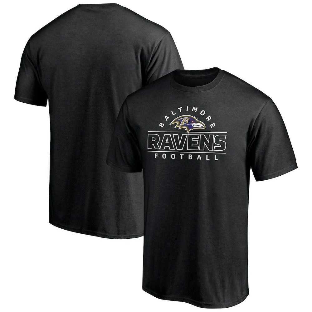 Baltimore Ravens Dual Threat T-Shirt Black | NFL