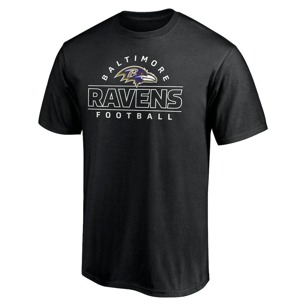 Baltimore Ravens Dual Threat T-Shirt Black | NFL
