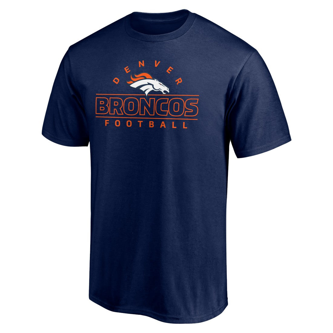 Denver Broncos Dual Threat T-Shirt Navy | NFL
