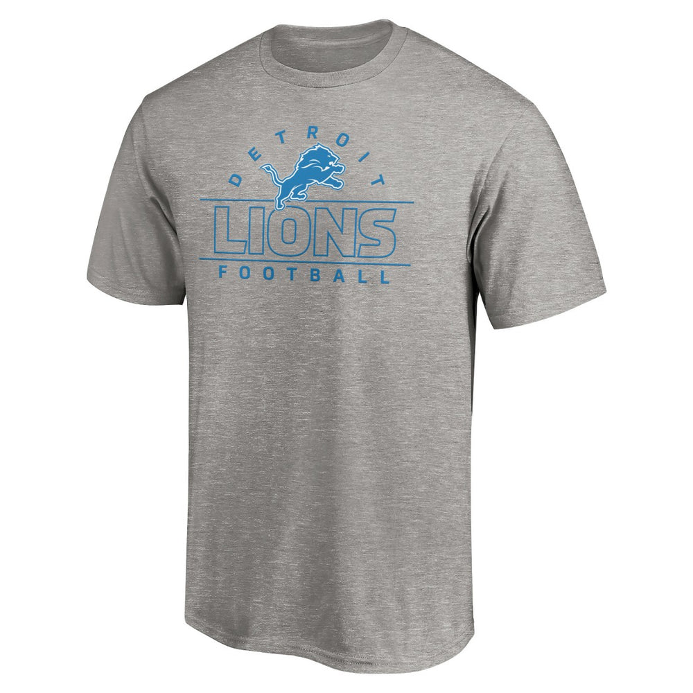 Detroit Lions Dual Threat T-Shirt Heather Gray | NFL
