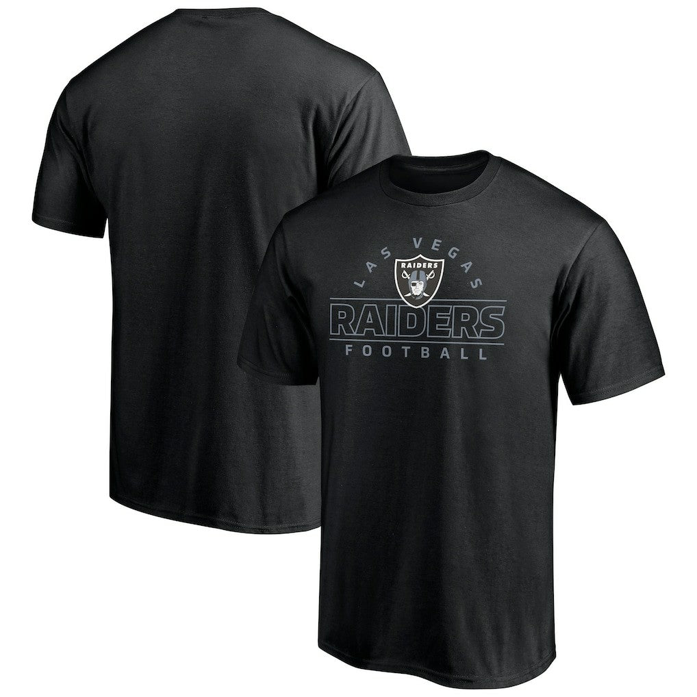 Las Vegas Raiders Dual Threat T-Shirt Black | NFL