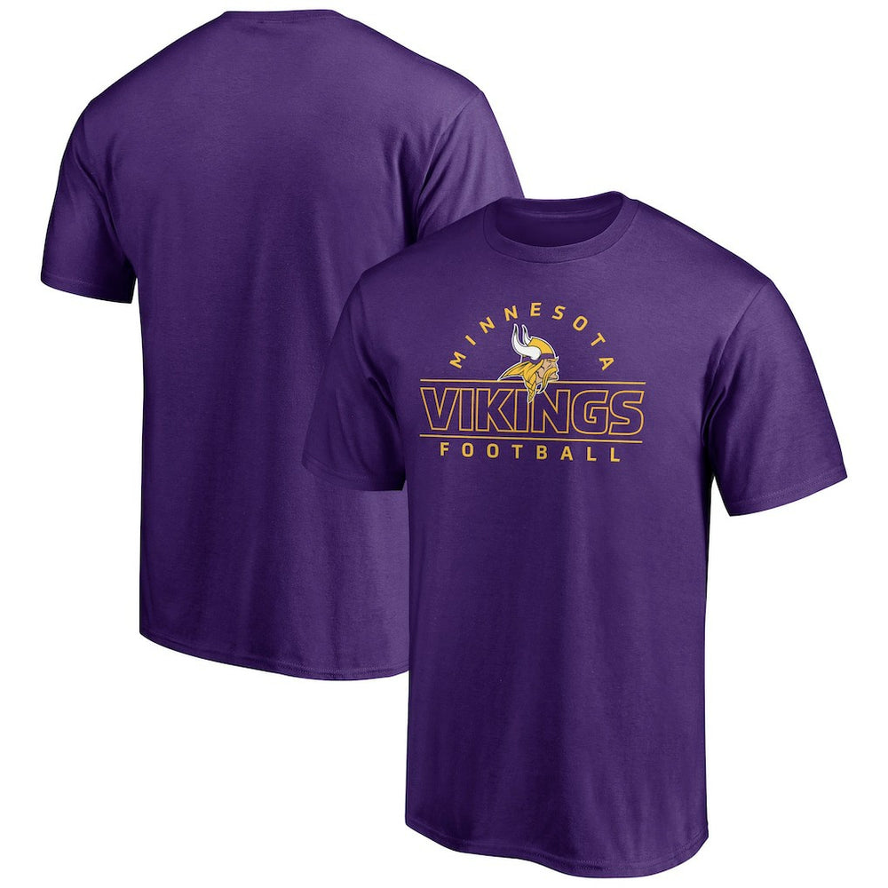 Minnesota Vikings Dual Threat T-Shirt Purple | NFL
