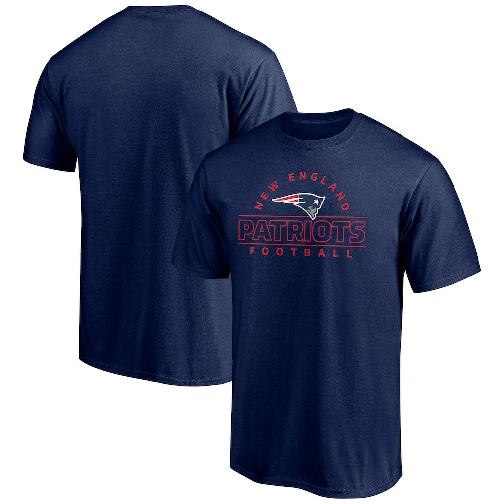 New England Patriots Dual Threat T-Shirt Navy | NFL