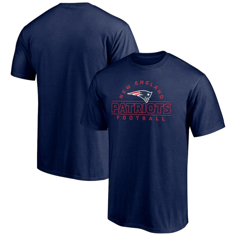 New England Patriots Dual Threat T-Shirt Navy | NFL