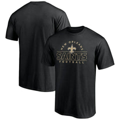 New Orleans Saints Dual Threat T-Shirt Black | NFL