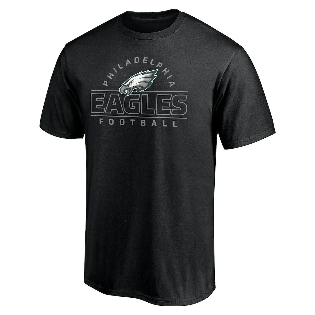 Philadelphia Eagles Dual Threat T-Shirt Black | NFL