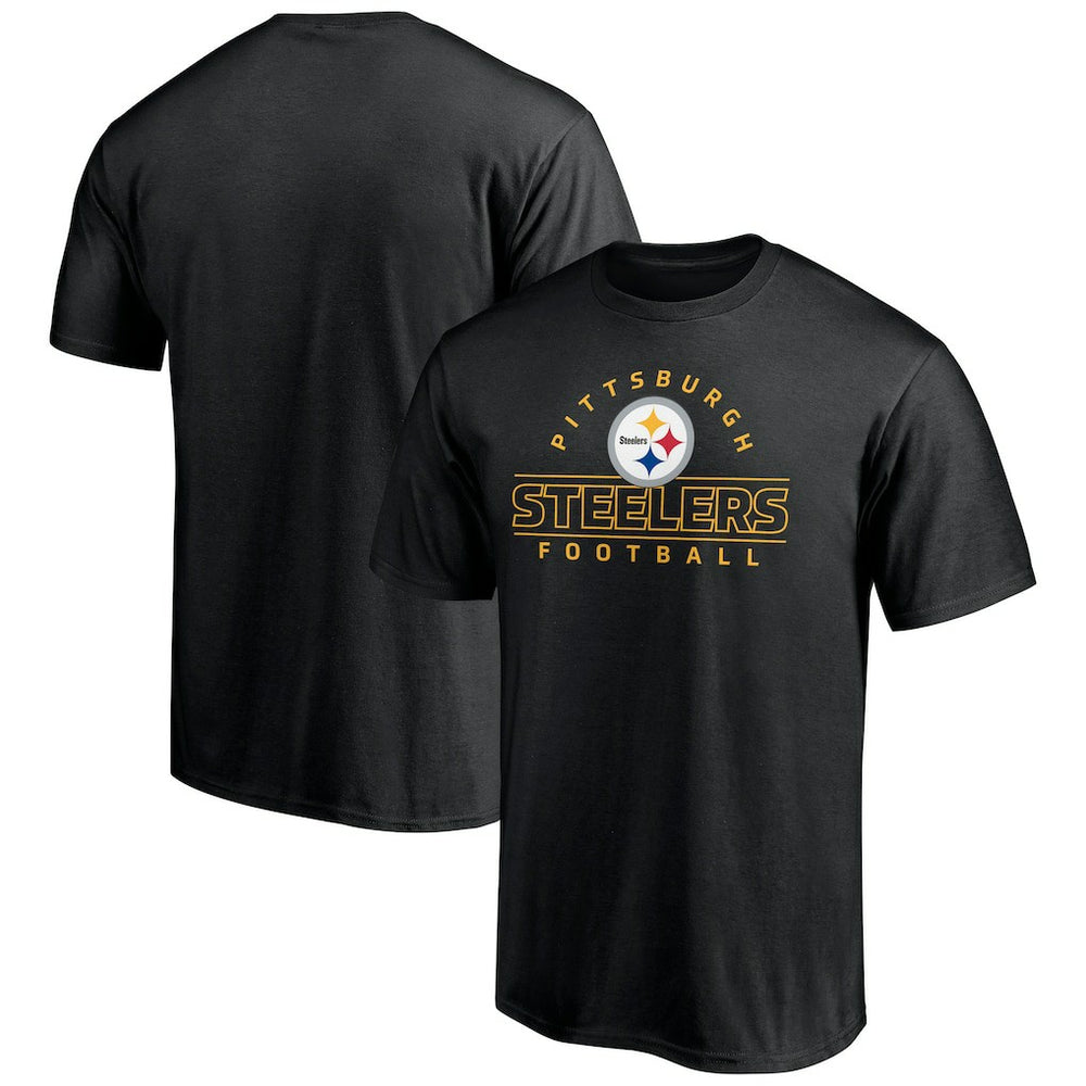 Pittsburgh Steelers Dual Threat T-Shirt Black | NFL