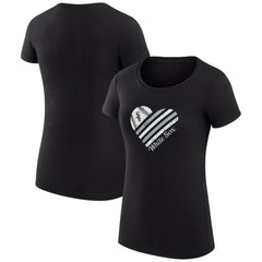 Chicago White Sox G-III 4Her by Carl Banks Women's Super-Slim Fit Lightweight Heart Graphic T-Shirt - MLB