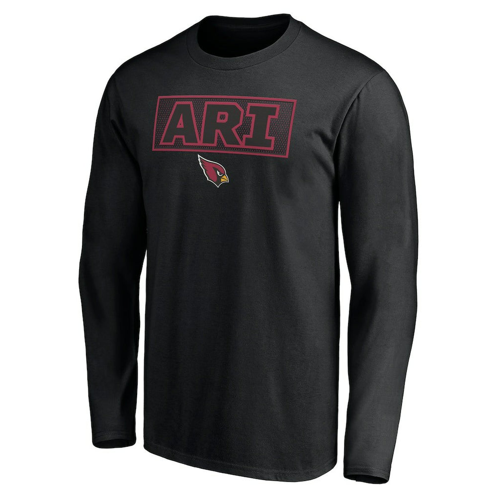 Arizona Cardinals Squad Throwbacks Long Sleeve T-Shirt Black | NFL