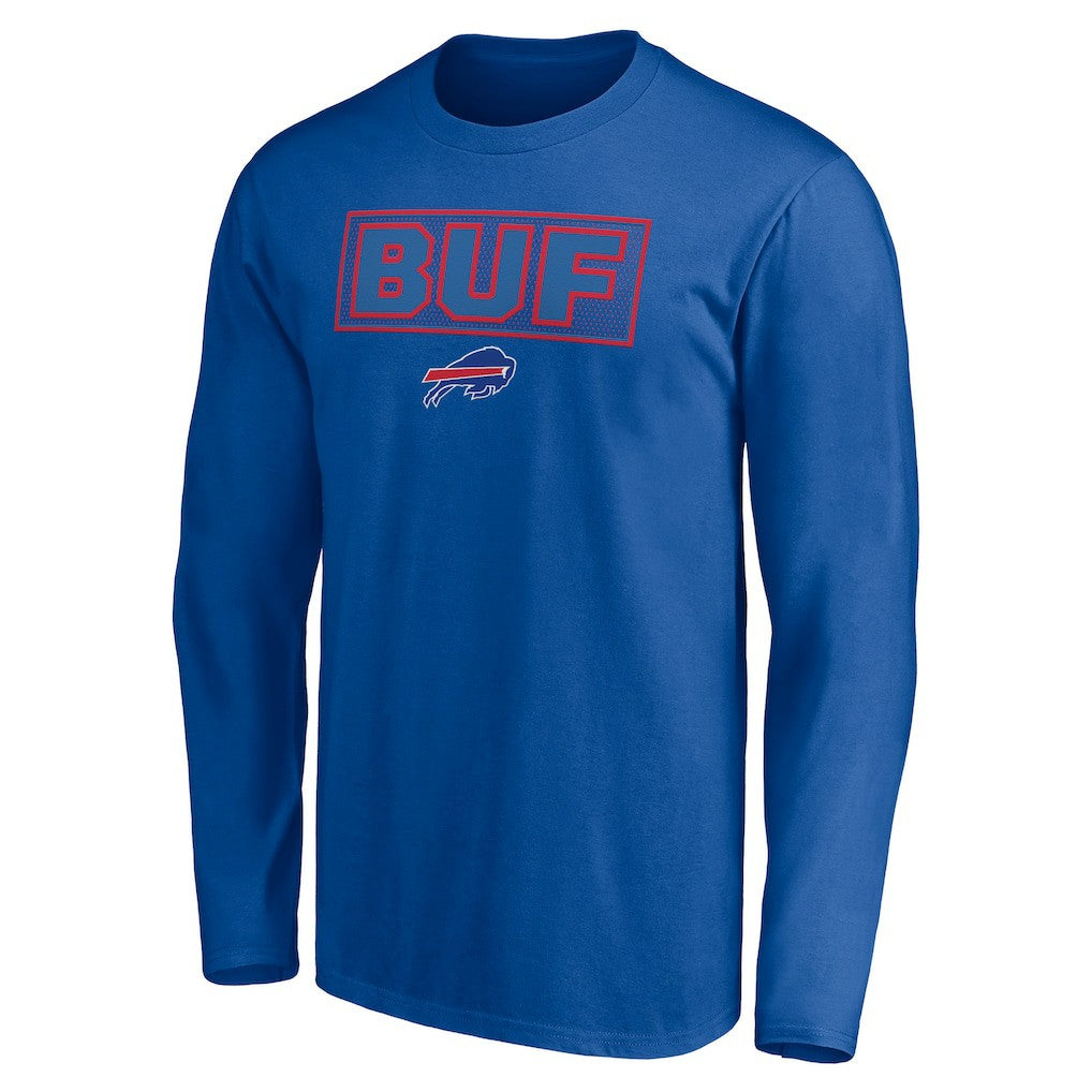 Buffalo Bills Squad Throwbacks Long Sleeve T-Shirt Royal | NFL