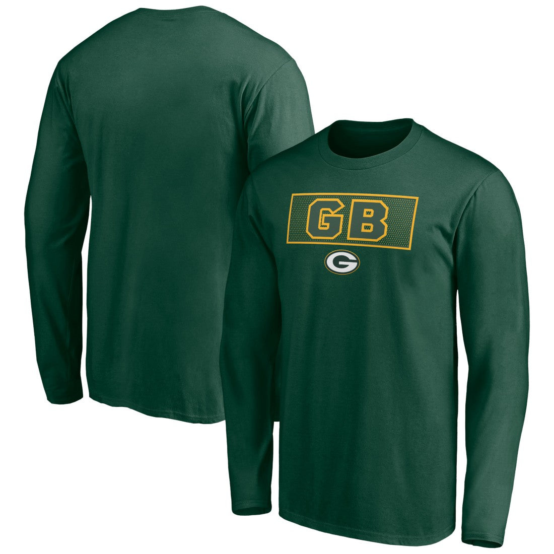 Green Bay Packers Squad Throwbacks Long Sleeve T-Shirt Green | NFL