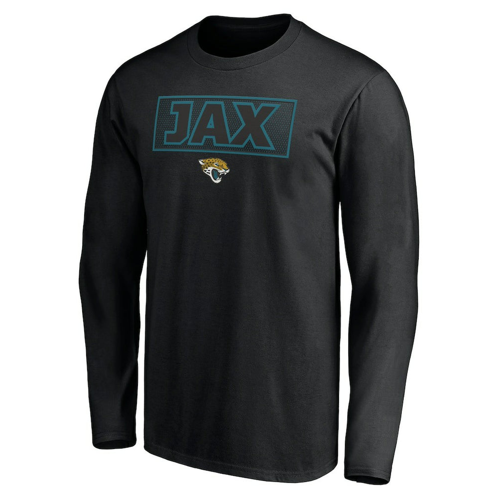 Jacksonville Jaguars Squad Throwbacks Long Sleeve T-Shirt Black | NFL