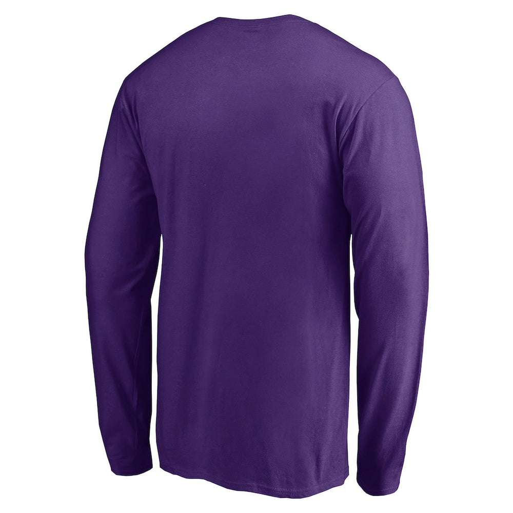 Minnesota Vikings Squad Throwbacks Long Sleeve T-Shirt Purple | NFL
