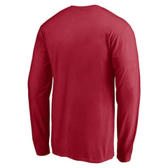 San Francisco 49ers Squad Throwbacks Long Sleeve T-Shirt Scarlet | NFL