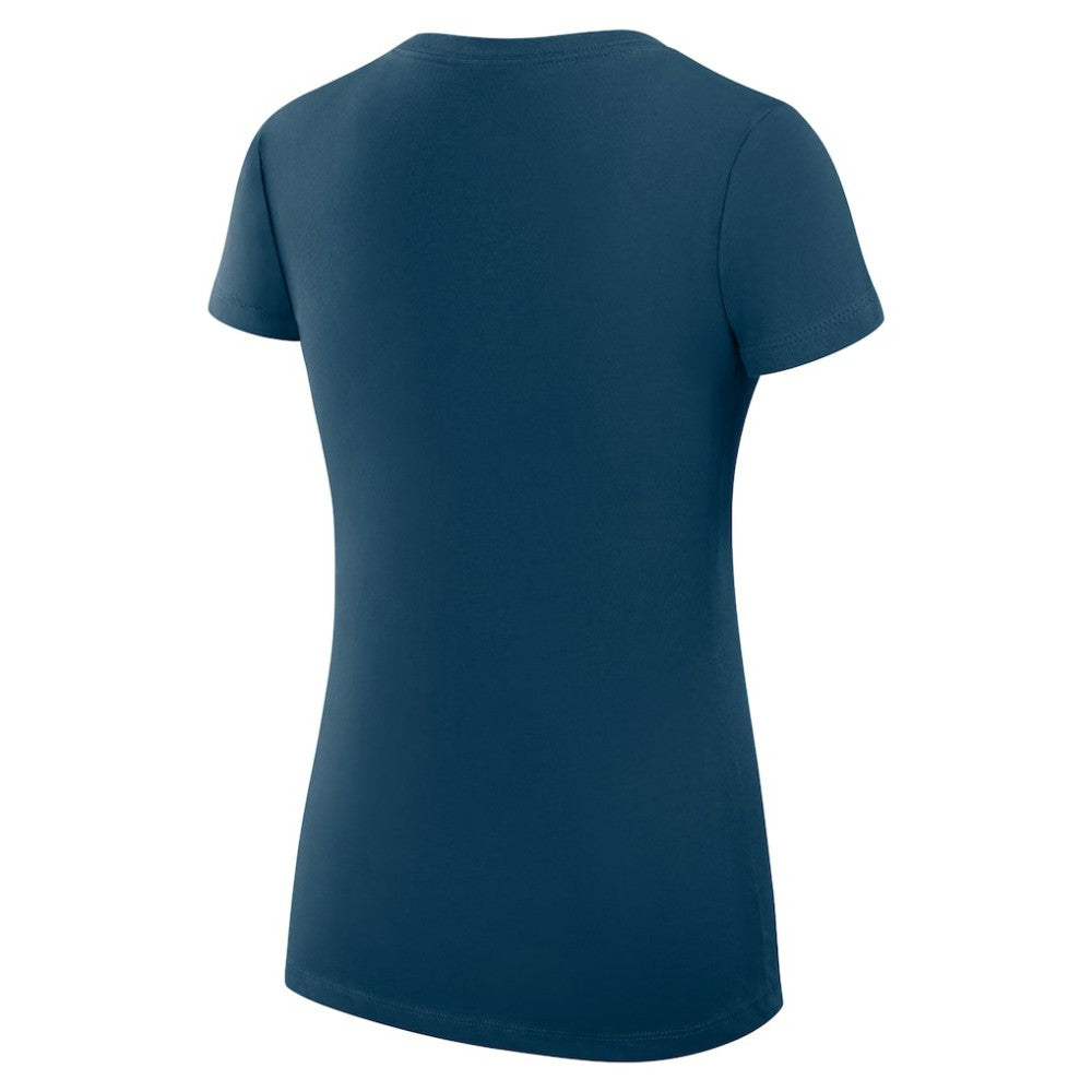 Cleveland Guardians G-III 4Her by Carl Banks Women's Super-Slim Fit Lightweight Heart V-Neck T-Shirt - MLB