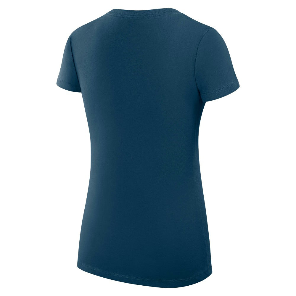 Milwaukee Brewers G-III 4Her by Carl Banks Women's Super-Slim Fit Lightweight Heart V-Neck T-Shirt - MLB