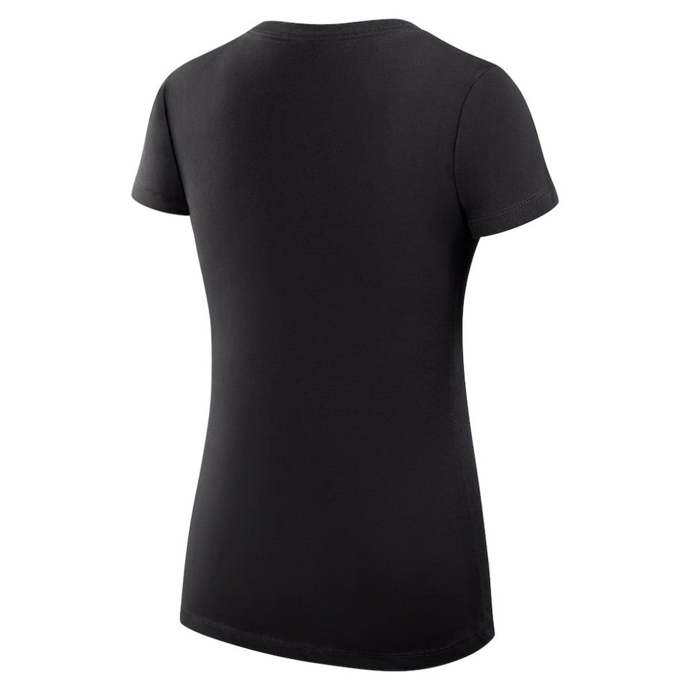 Athletics G-III 4Her by Carl Banks Women's Super-Slim Fit Lightweight Heart V-Neck T-Shirt - MLB