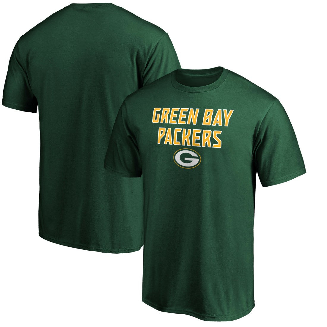 Green Bay Packers Game Day Stack T-Shirt Green | NFL