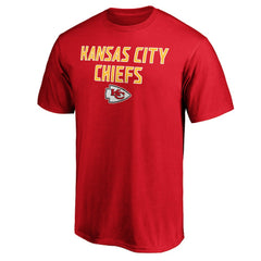 Kansas City Chiefs Game Day Stack T-Shirt Red | NFL