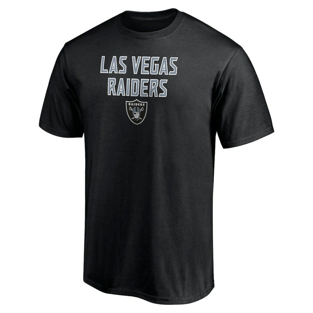 Las Vegas Raiders Game Day Stack T-Shirt Black | NFL