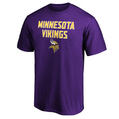 Minnesota Vikings Game Day Stack T-Shirt Purple | NFL