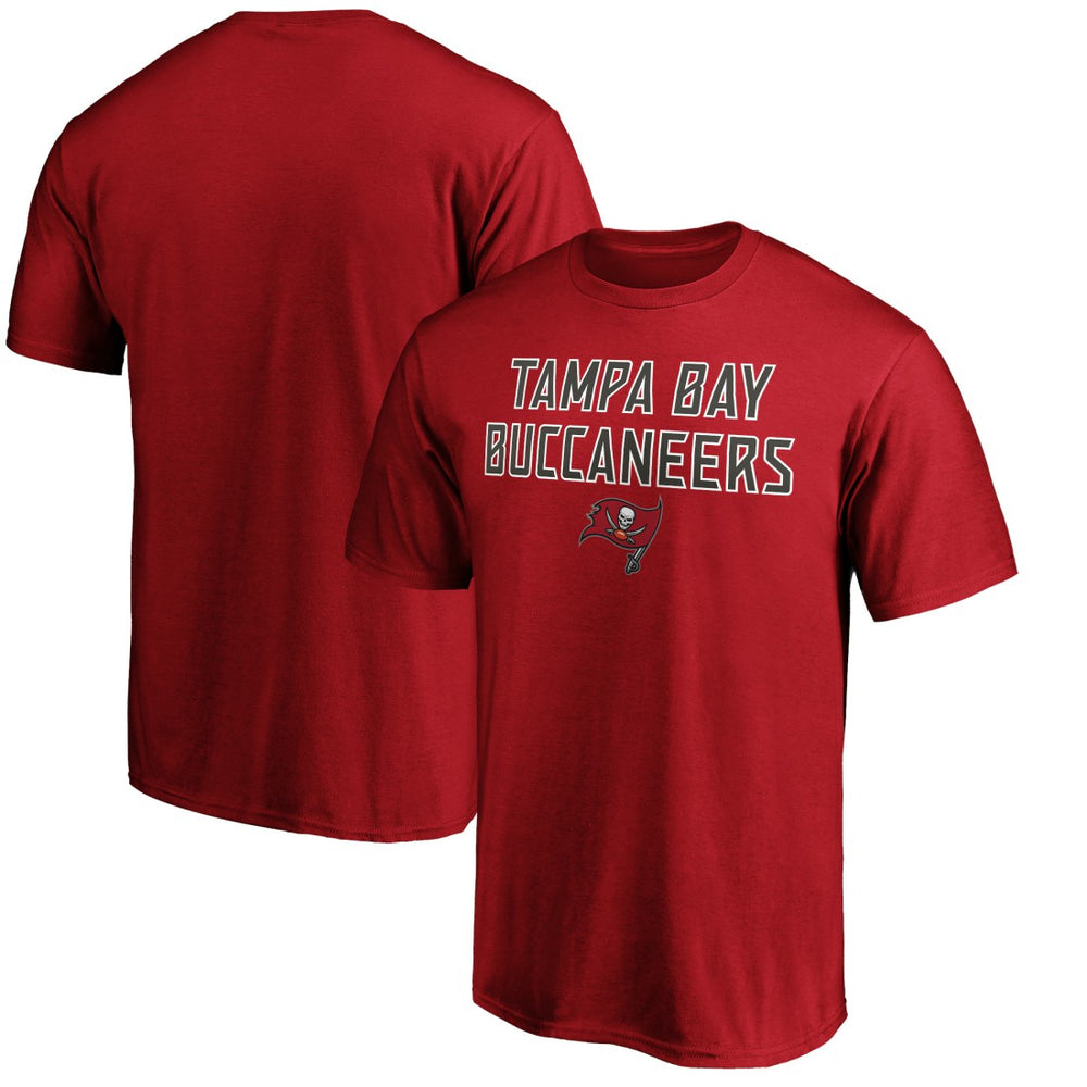 Tampa Bay Buccaneers Game Day Stack T-Shirt Red | NFL